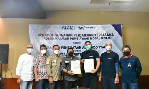 Askrindo Syariah melakukan Tanda Tangan Kerjasama dengan Fintek Alami