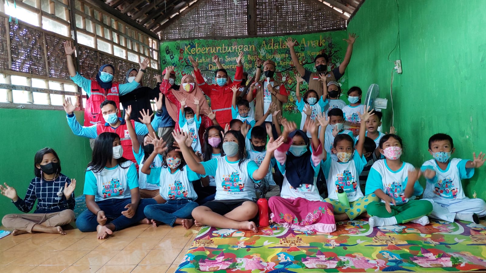 PMI bekerja sama dengan Koica memberikan pelatihan kesiapsiagaan bencana kepada anak-anak sekolah di Kota Yogyakarta dan Kabupaten Bantul.
