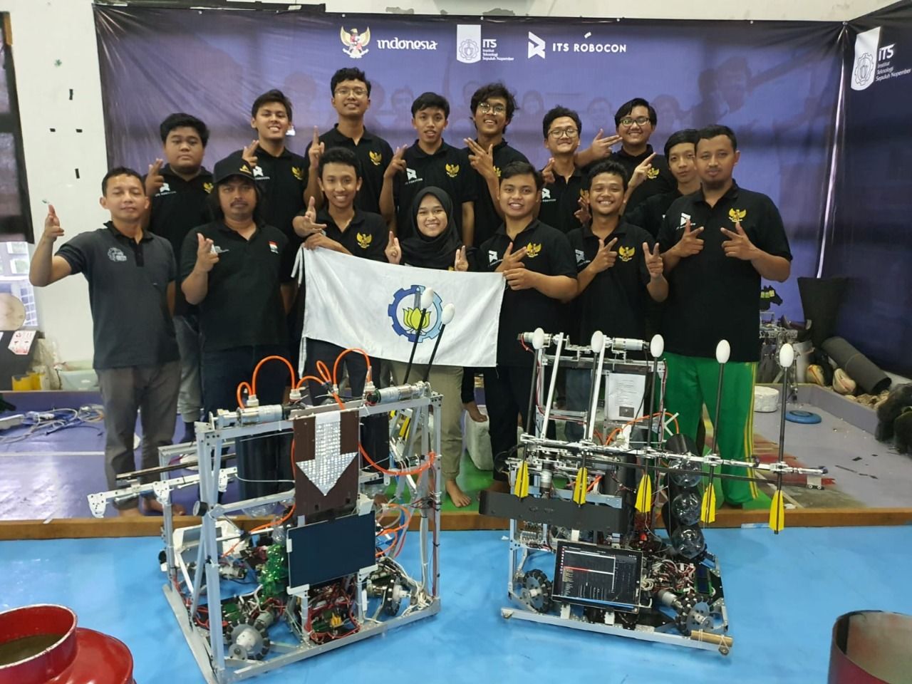 Thomas dan Arthur Antarkan Tim ITS Juarai ABU Robocon Asia Pasifik 2021