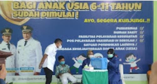 SDN Pacitan Jadi Pilot Project Pelaksanaan Vaksinasi COVID-19 Bagi Anak Usia 6-11 Tahun