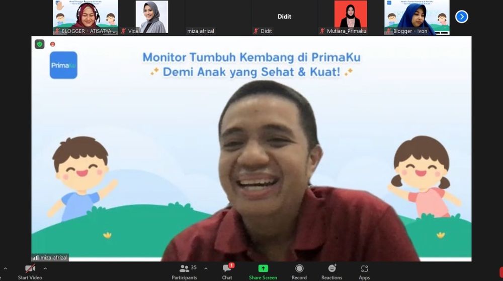 Acara primaku webinar bersama dr Mirza