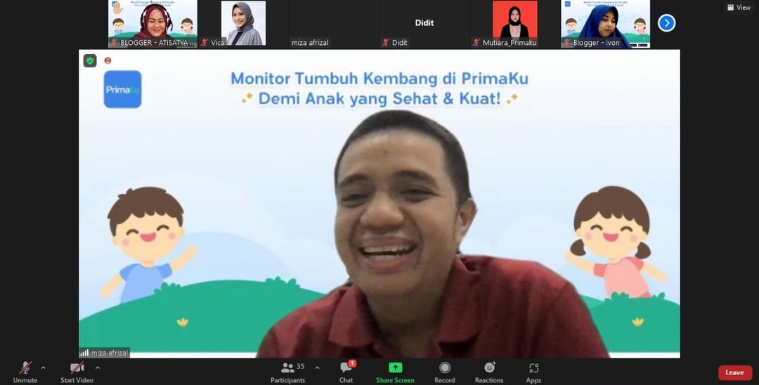 Acara primaku webinar bersama dr Mirza