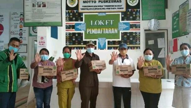 Ikut Cegah Stunting, Beny Nurdin Donasikan Makanan Tambahan untuk Ratusan Balita