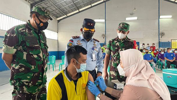 972 Warga Binaan Lapas Narkotika Bandarlampung Telah Divaksin Lengkap