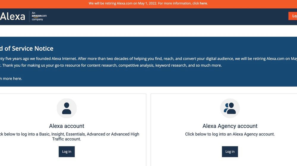 Alexa.com Segera Ditutup Amazon, Ini Situs Ranking Web Alternatif yang Bisa Anda Akses