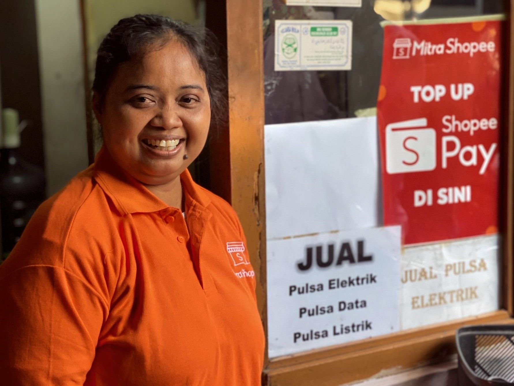 Sumiyati, salah satu mitra Shopee.