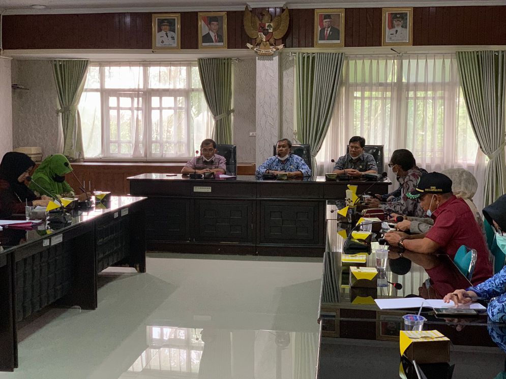 Kunker Program KPB Anggota Komisi II DPRD Kabupaten Lampung Utara ke Dinas KPTPH Provinsi Lampung, Jumat (17/12/2021). 