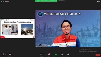 Mahasiswa PEM Akamigas Jalan-jalan Virtual ke PT Pertamina RU IV Cilacap