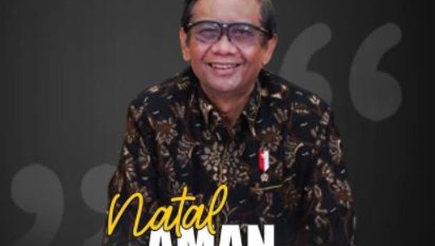 Menko Polhukam Mahfud MD: Natal Aman, Mari Tetap Waspada Covid-19