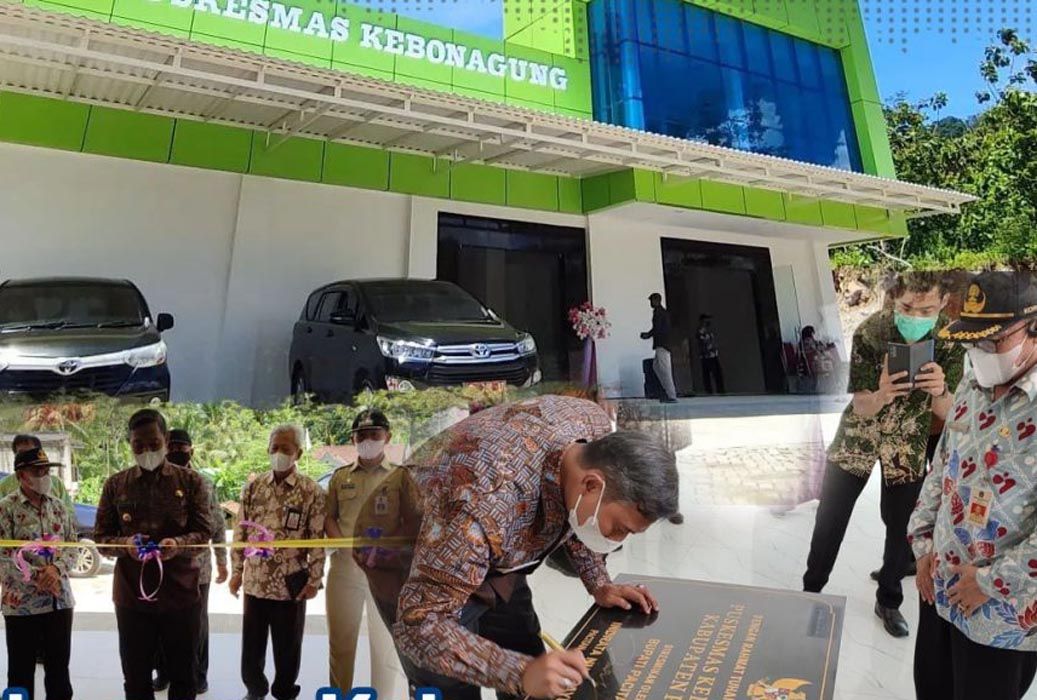 Peresmian gedung baru Puskesmas Kebonagung