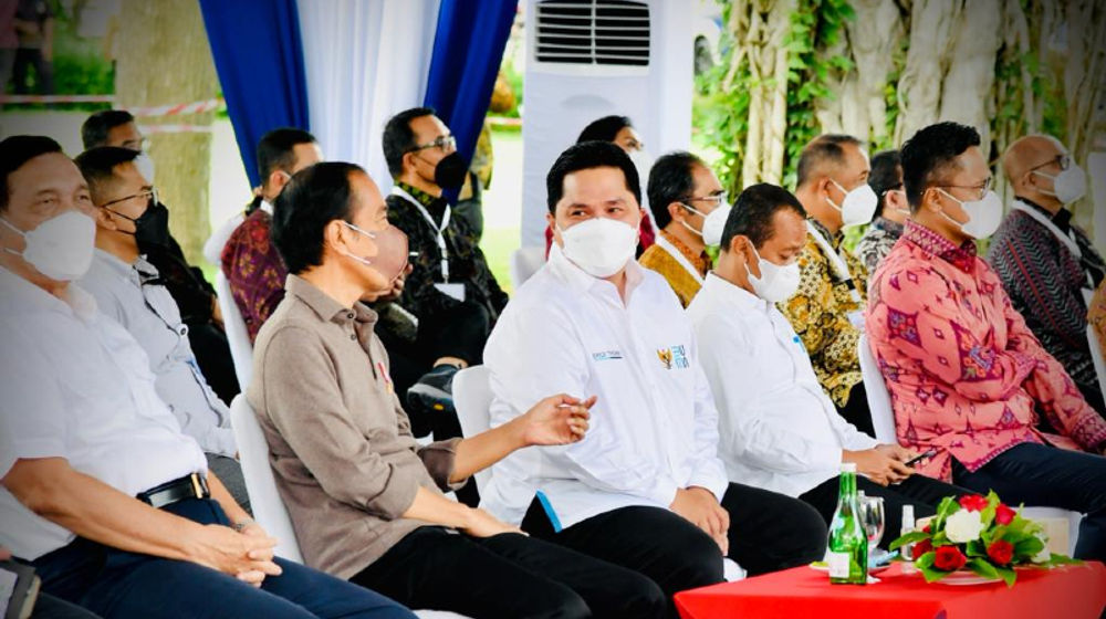 Impor Vaksin Bakar Duit, Erick Vaksin COVID-19 Buatan Bio Farma akan Diproduksi Juli 2022.jpg