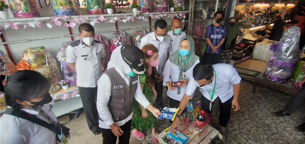 Wawako Palembang  sidak penjual parsel