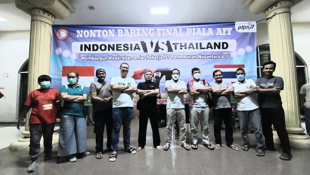 SPPN VII Kandir Nobar Timnas Final AFF Bareng Manajemen