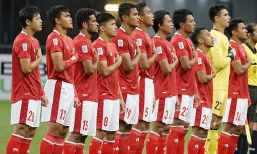 Timnas Indonesia dalam Piala AFF Suzuki 2020.