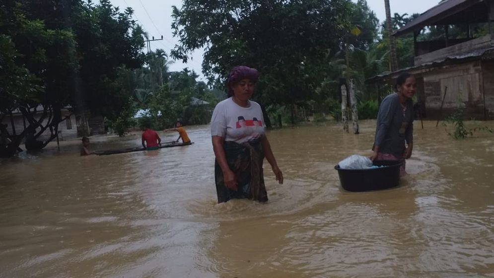 Banjir di Aceh Timur, 2.751 warga mengungsi 