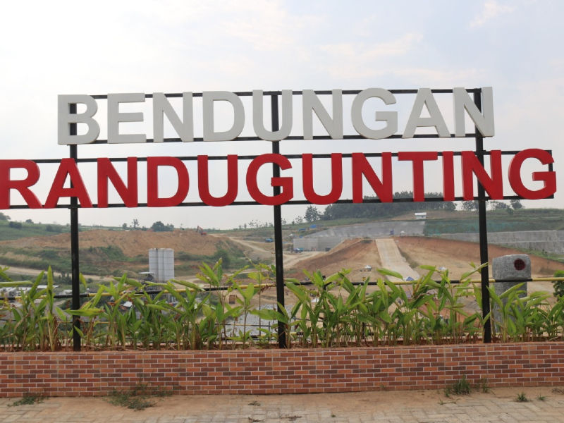 Bendungan Randugunting di Kabupaten Blora, Jawa Tengah.