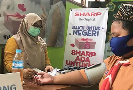 Sharp Indonesia Bantu Percepatan Vaksinasi Covid-19 bagi Siswa SD
