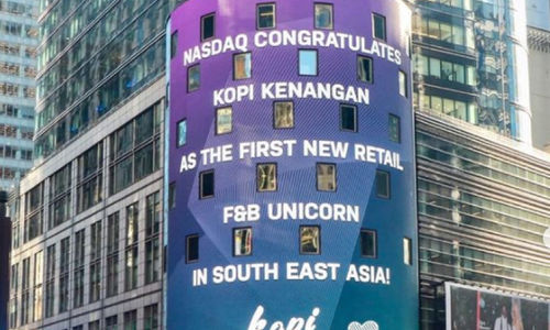 Jadi Unicorn F&B Pertama di ASEAN, Kopi Kenangan Mejeng di Billboard Nasdaq.jpg