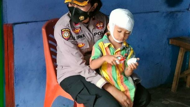 Wakapolres Mabar Bantu Juaren Korban Lakalantas Asal Kelurahan Labuan Bajo