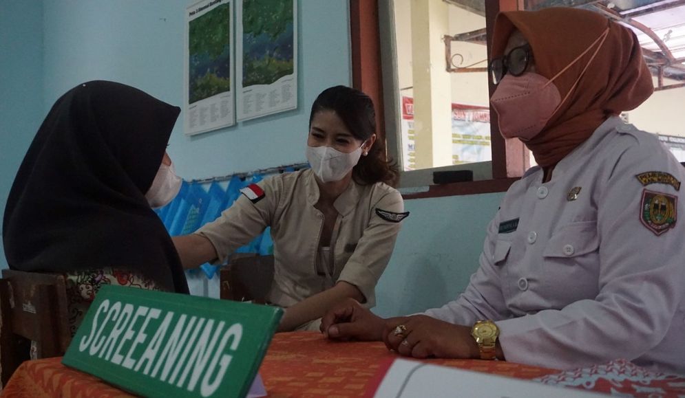 Boyolali dan Puskesmas Cepogo menjalankan vaksinasi pertama secara gratis di SDN 1 Jombong