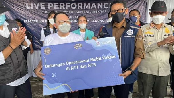 Kemenparekraf dan Xendit Perluas Program Mobil Vaksin ke NTT