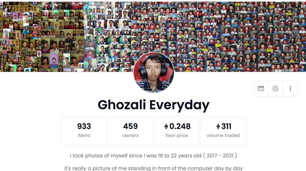 NFT Ghozali Everyday