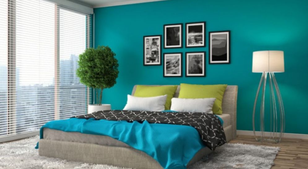 Ilustrasi cat warna kamar tidur