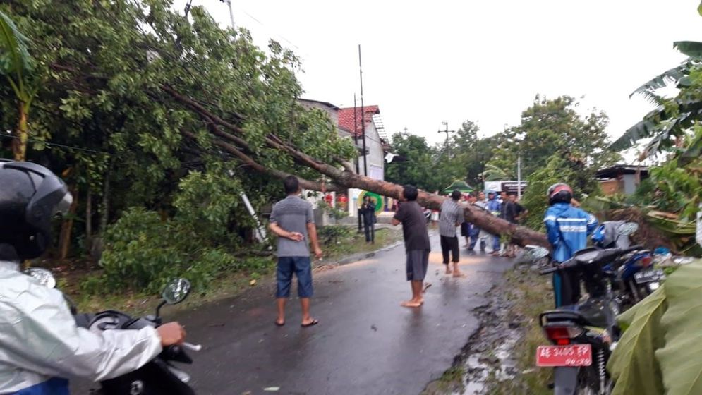 Angin kencang melanda enam desa di Madiun