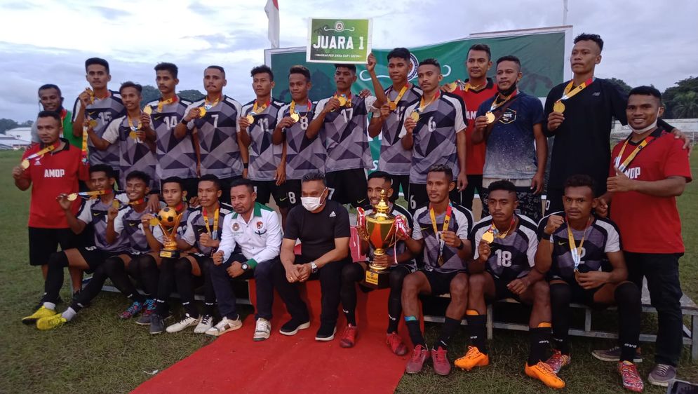 Amop Paga FC., Juara 1 turnamen Askab Cup 1 Sikka 2021.