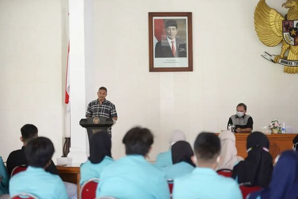 Penerimaan KKN UNS oleh Bupati Pacitan