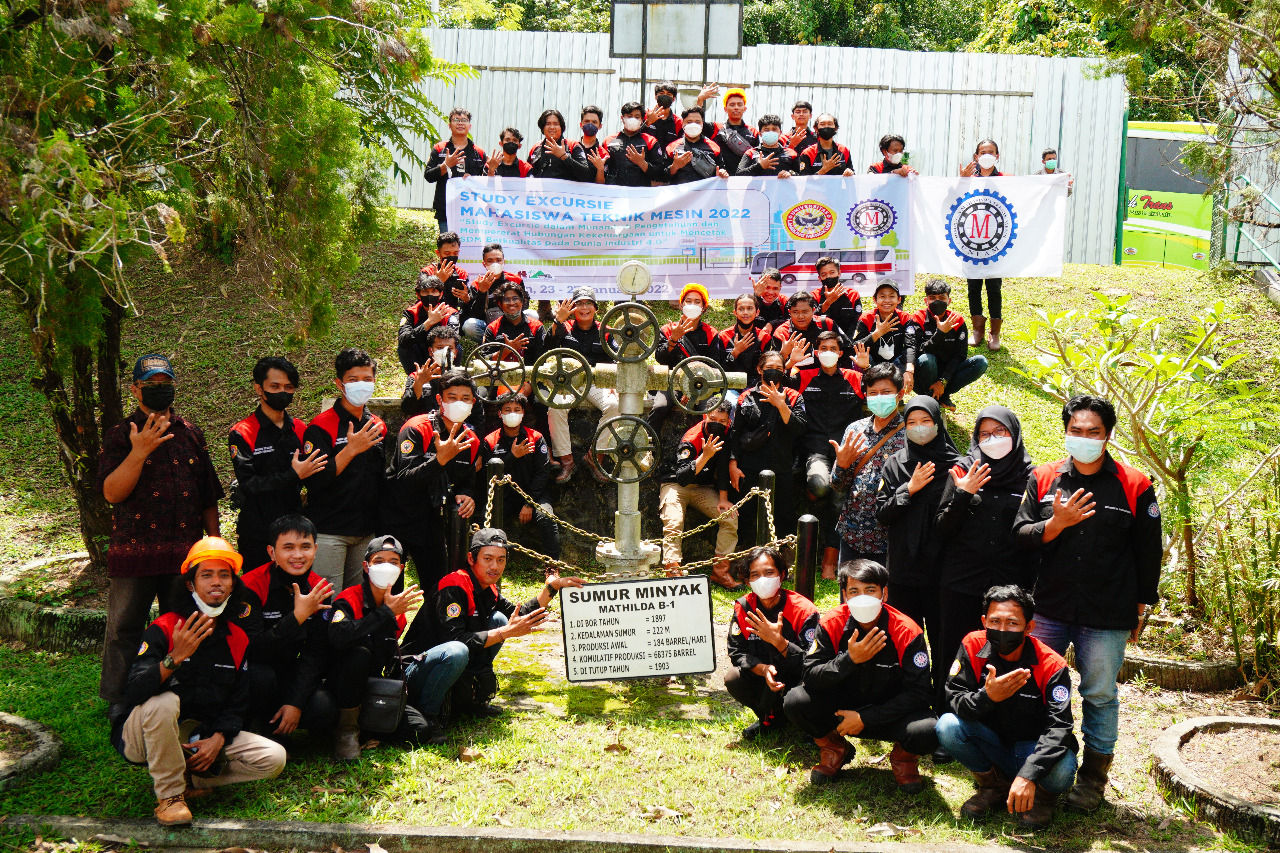 Mahasiswa program diploma Teknik Mesin Universitas Lambung Mangkurat kunjungan lapangan atau study excursie ke Kilang Pertamina Internasional Unit Balikpapan, Senin, (24/1/2022)