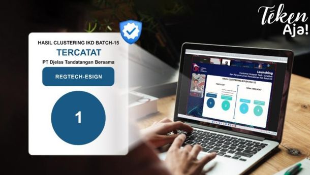 Aplikasi Tanda Tangan Digital TekenAja Resmi Tercatat di OJK