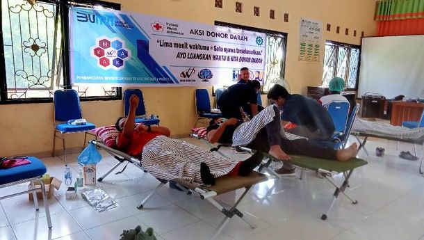 Kemenag Nagekeo Gandeng PT Waskita Karya Gelar Aksi Donor Darah