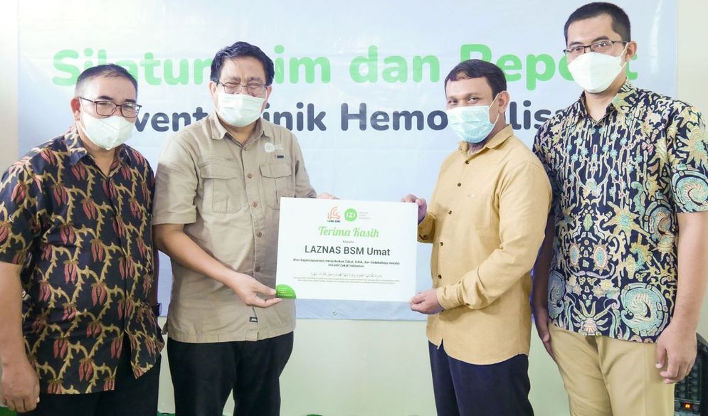 Silaturahim dan report Klinik Hemodialisa IZI di Kecamatan Limo, Kota Depok