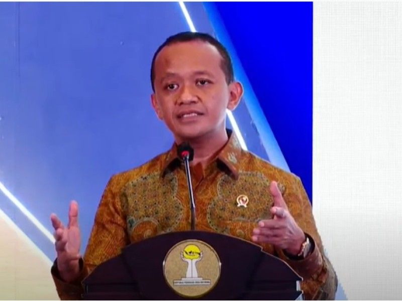 Menteri Investasi/Kepala Badan Koordinasi Penanaman Modal (BKPM) Bahlil Lahadalia 