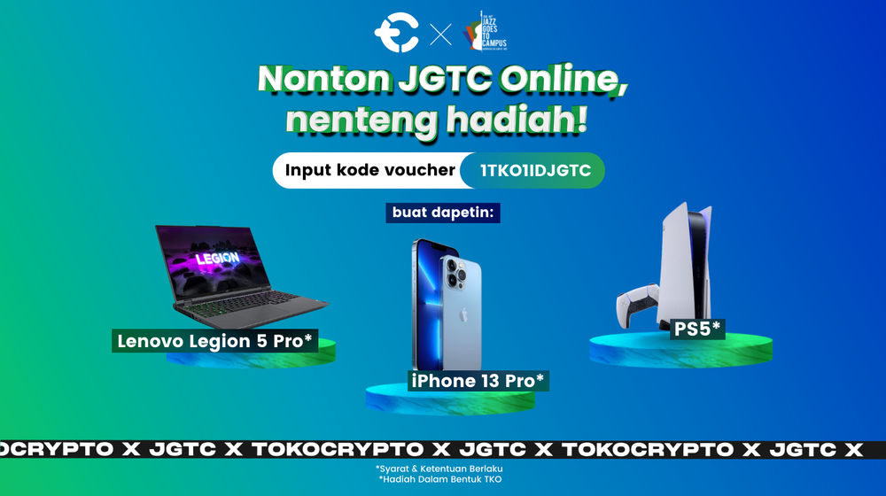 Tokocrypto bagi aset kripto gratis