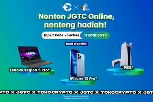 Tokocrypto bagi aset kripto gratis