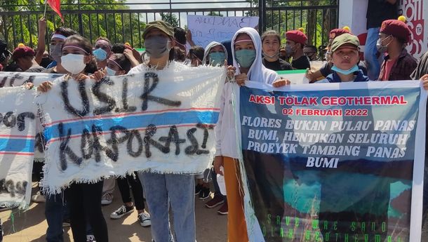 PMKRI Ruteng: Warga Bukan 'Kelinci Percobaan', Hentikan Proses Proyek Tambang Panas Bumi Wae Sano