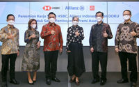 HSBC bekerja sama dengan Allianz dan DOKU untuk permudah bayar asuransi. / Dok. PT Bank HSBC Indonesia