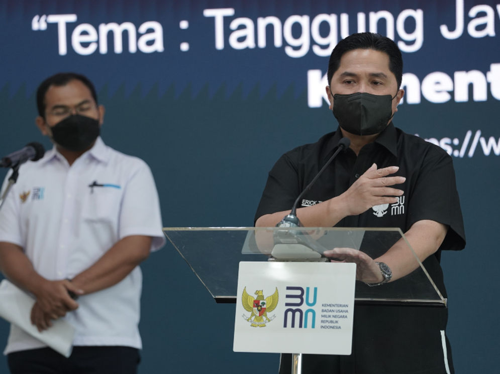 Erick Ungkap Alasan Dana CSR BUMN 2022 Fokus pada 3 Sektor