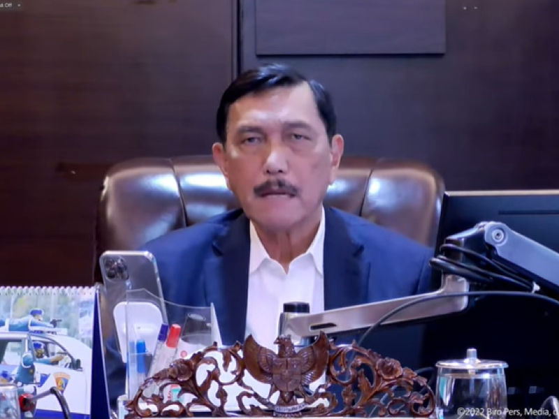Menteri Koordinator Bidang Kemaritiman dan Investasi,  Luhut Binsar Pandjaitan.