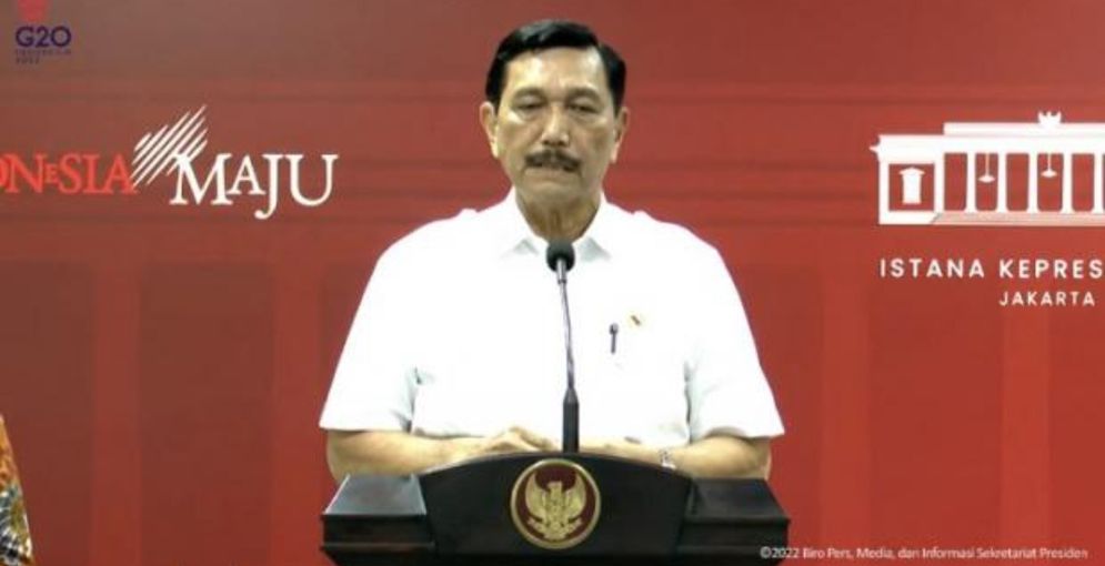 Menteri Koordinator Bidang Kemaritiman dan Investasi, Luhut Binsar Pandjaitan.