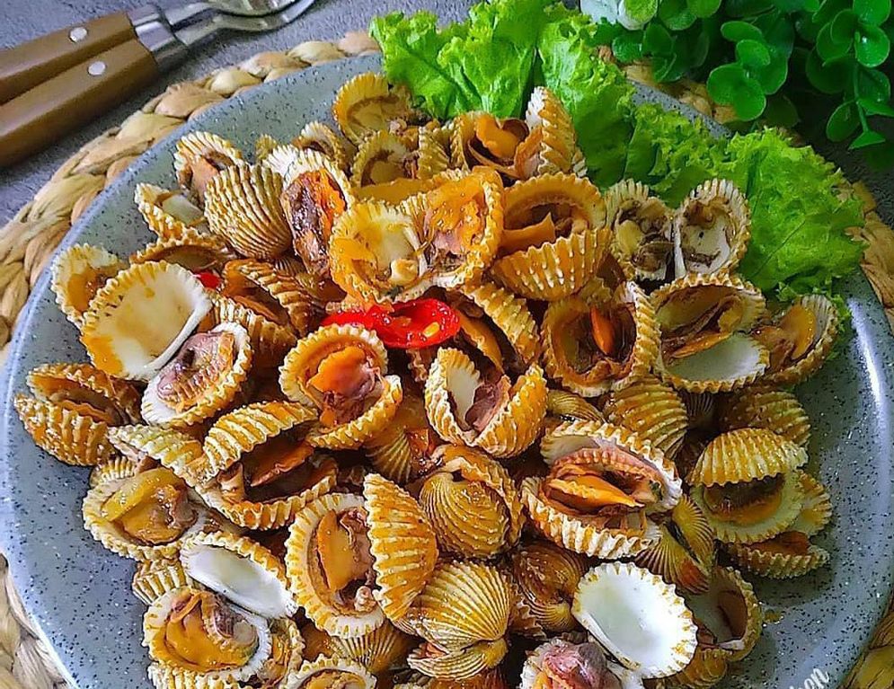 Resep Kerang dara saus padang