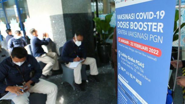 PGN Gelar Vaksinasi Booster, Target 4.860 Peserta