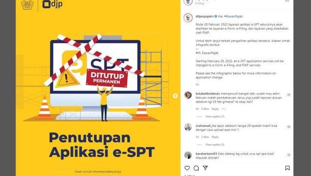 e-SPT Ditutup Akhir Bulan, Ini Cara Lapor SPT Tahunan Online Terbaru