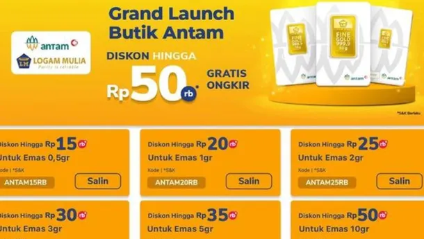 Cara Terbaru Makin Mudah Beli Logam Mulia Antam