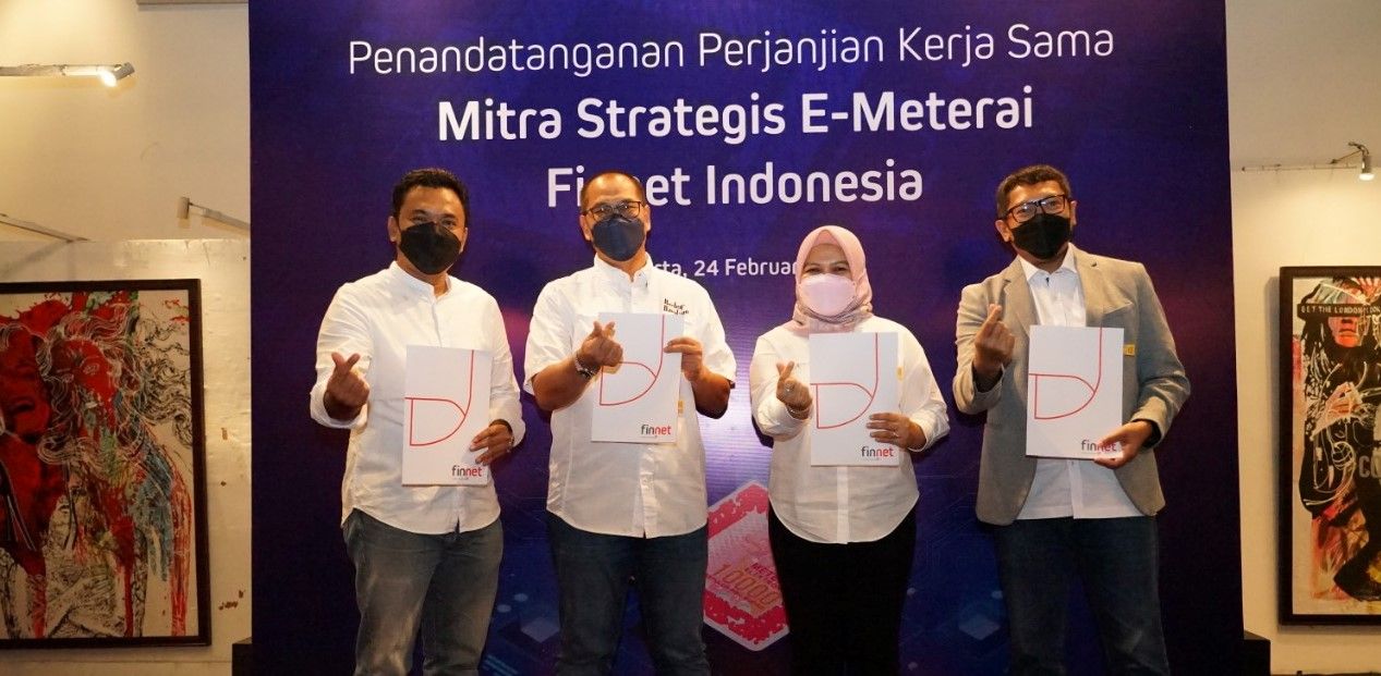 Penandatanganan kerja sama distribusi e-Meterai 