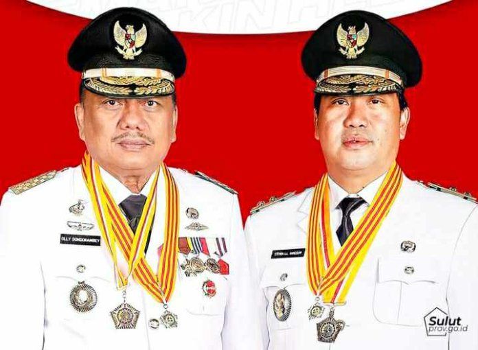 Gubernur Sulut Olly Dondokambey dan Wakil Gubernur Steven Kandouw. (Foto:Istimewa)