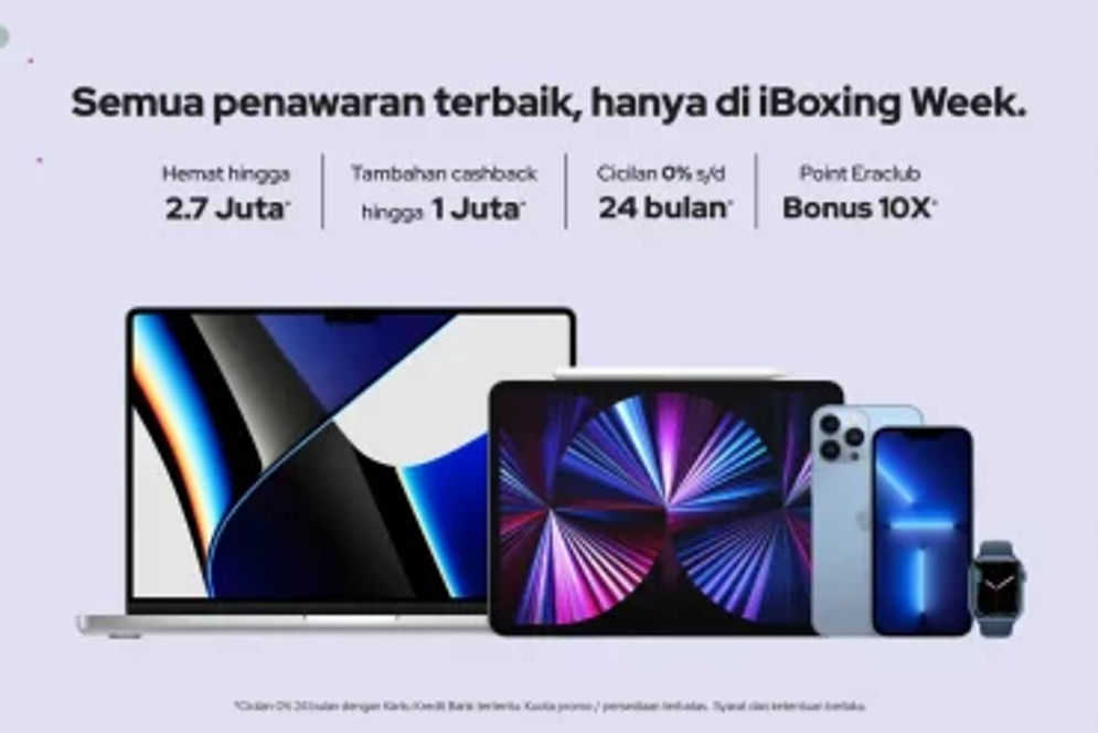 Erajaya Digital kembali menggelar iBoxing Week 2022. 