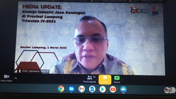 Outstanding Pinjaman Fintech Peer to Peer Lending Lampung Tumbuh 118,22 Persen